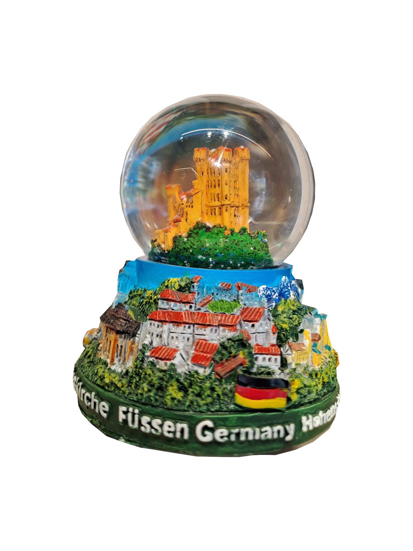 Romantische Schneekugel Schlösser Hohenschwangau & Neuschwanstein – Souvenir Füssen KUH 245 online kaufen