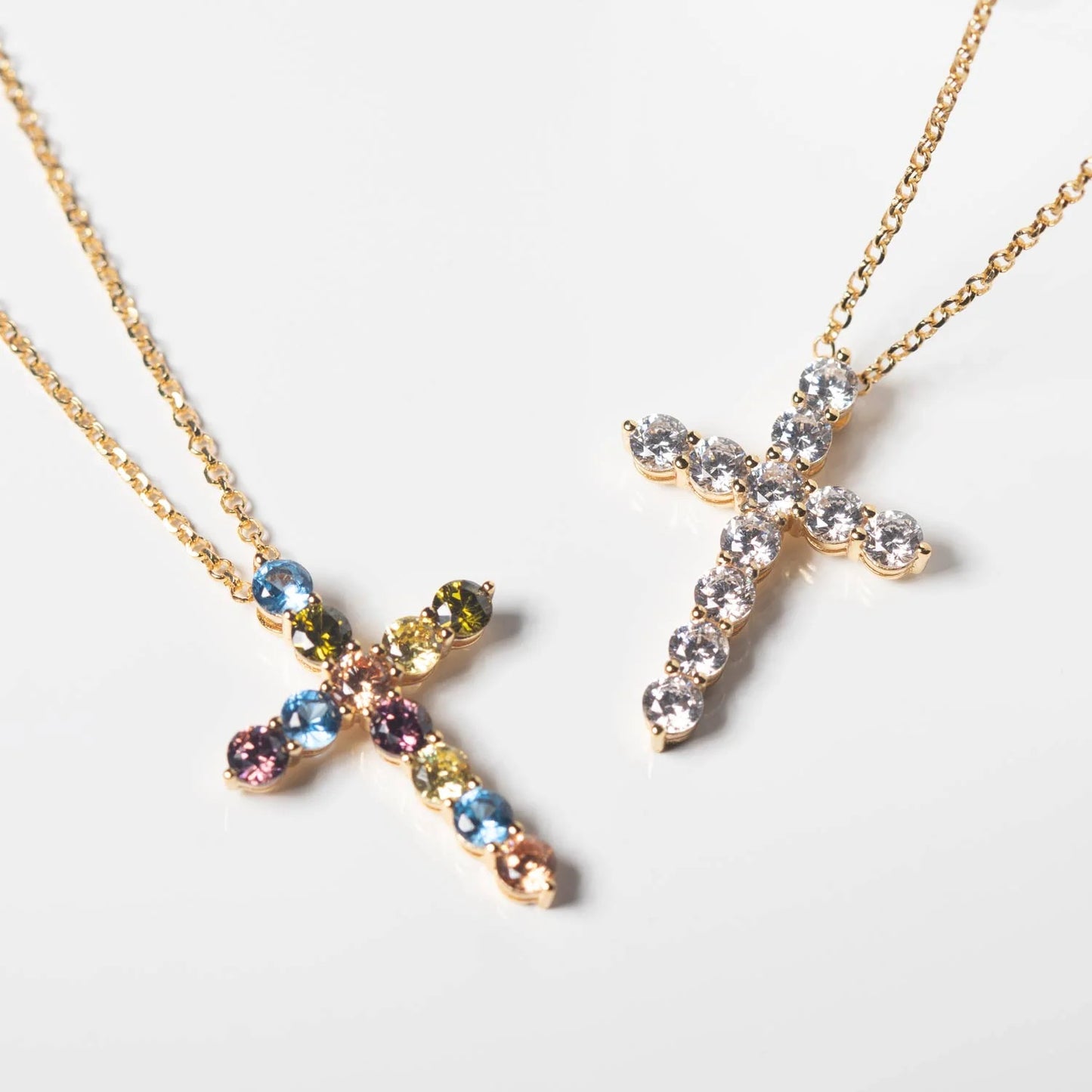 Sif Jakobs Halskette mehrfarbig 18K vergoldet