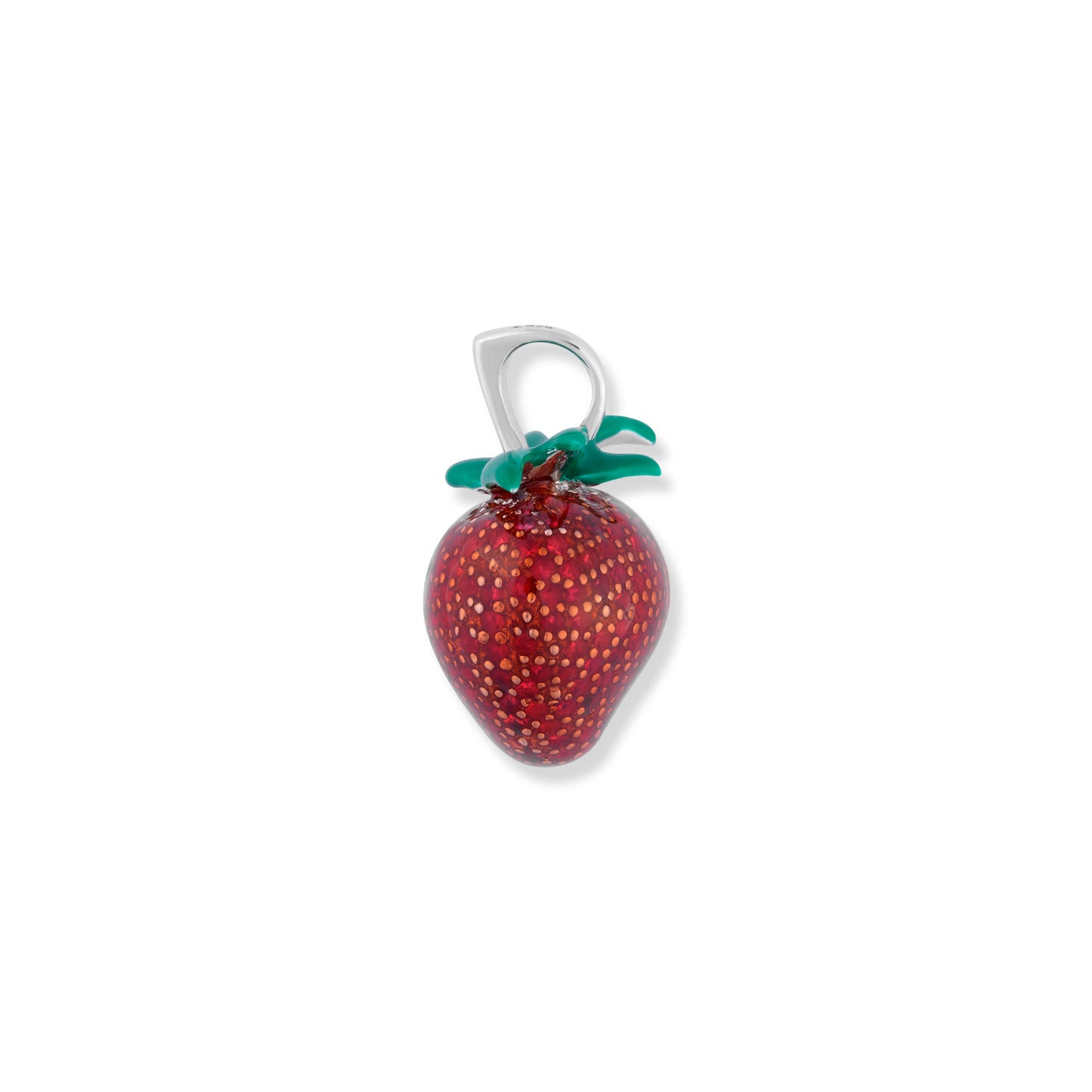 Seinerzeit Necklace Eve Erdbeeren Anhänger mit Kette – Handgefertigter Schmuck mit fruchtigem Design im Allgäu Online Shop