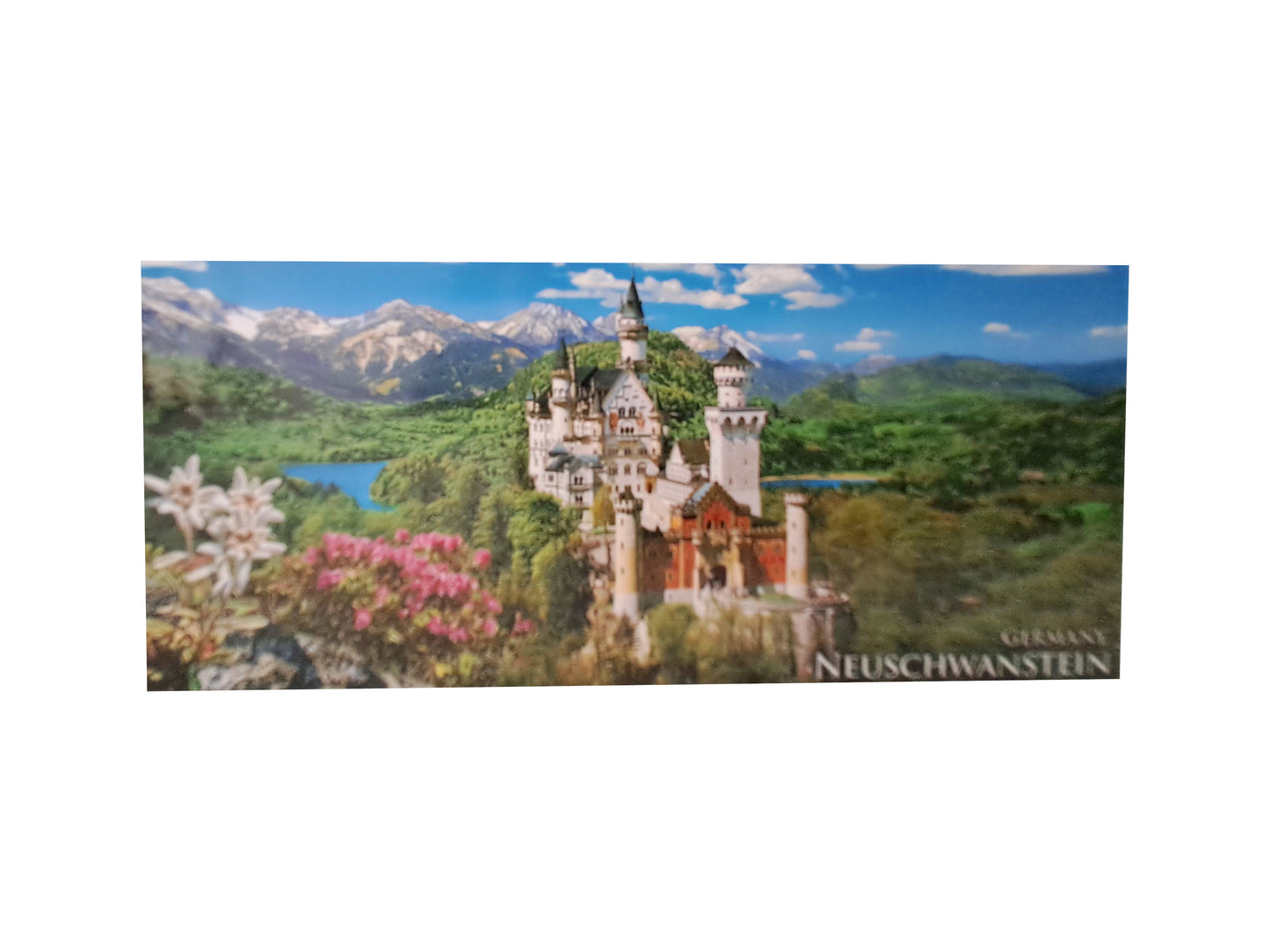 Magnet Schloss Neuschwanstein – Souvenir mit Berg- & Seeblick aus Germany