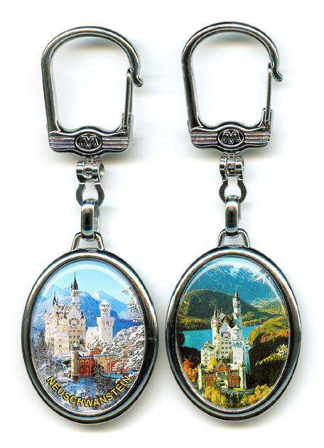 Schlüsselanhänger Schloss Neuschwanstein AB Seiten