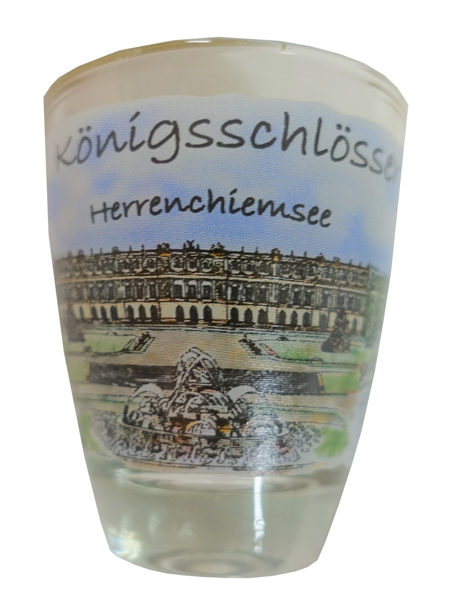 Stamper Königsschlösser mit Goldrand - 2 cl für Feste & Anlässe | Allgäu Shopping