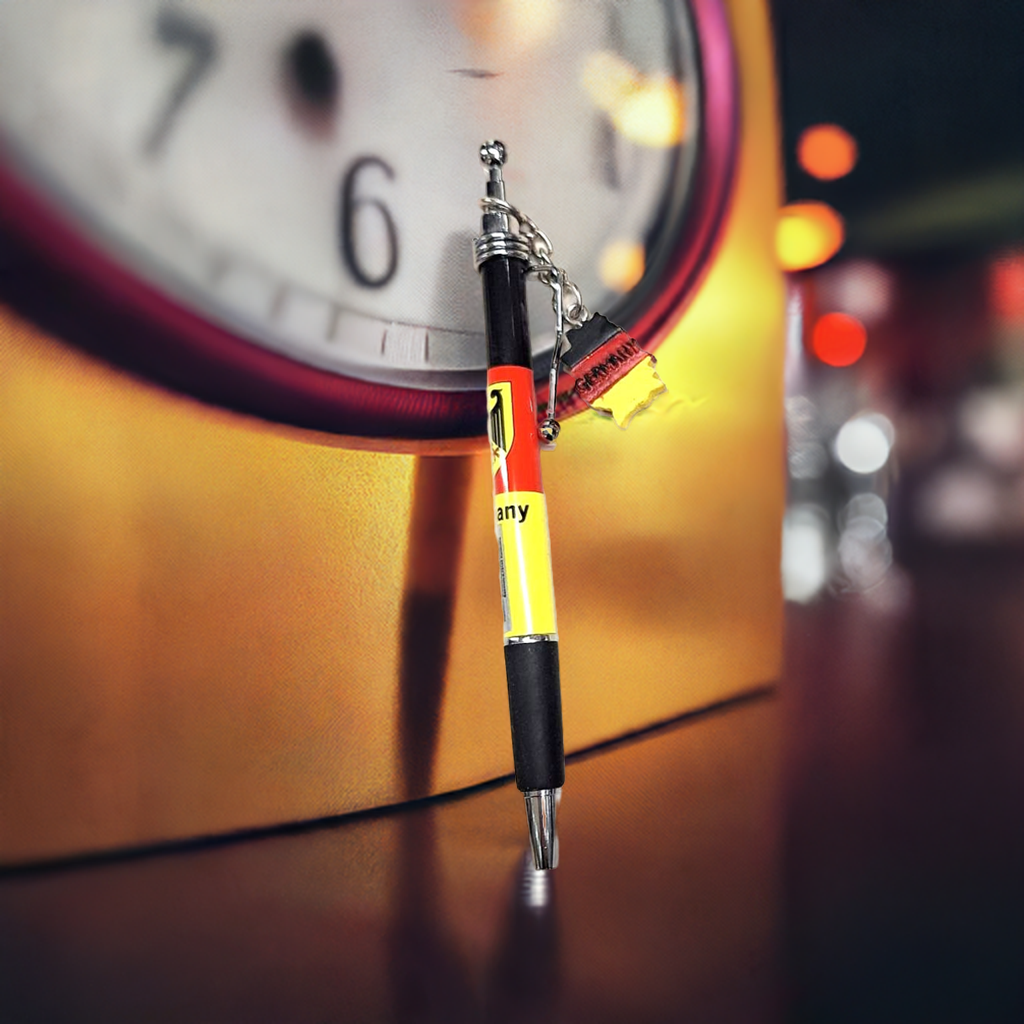 Kugelschreiber Deutschland mit Landkarte-Anhänger – Souvenir & Geschenk | Allgäu Shopping