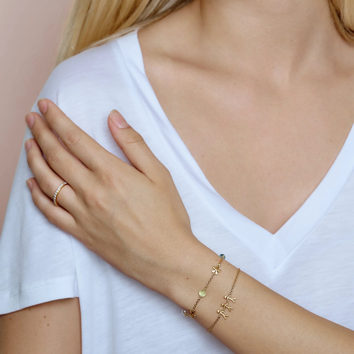 byBiehl Armband Gold Together Family 3 | Eleganter Schmuck bei Allgäu Shopping