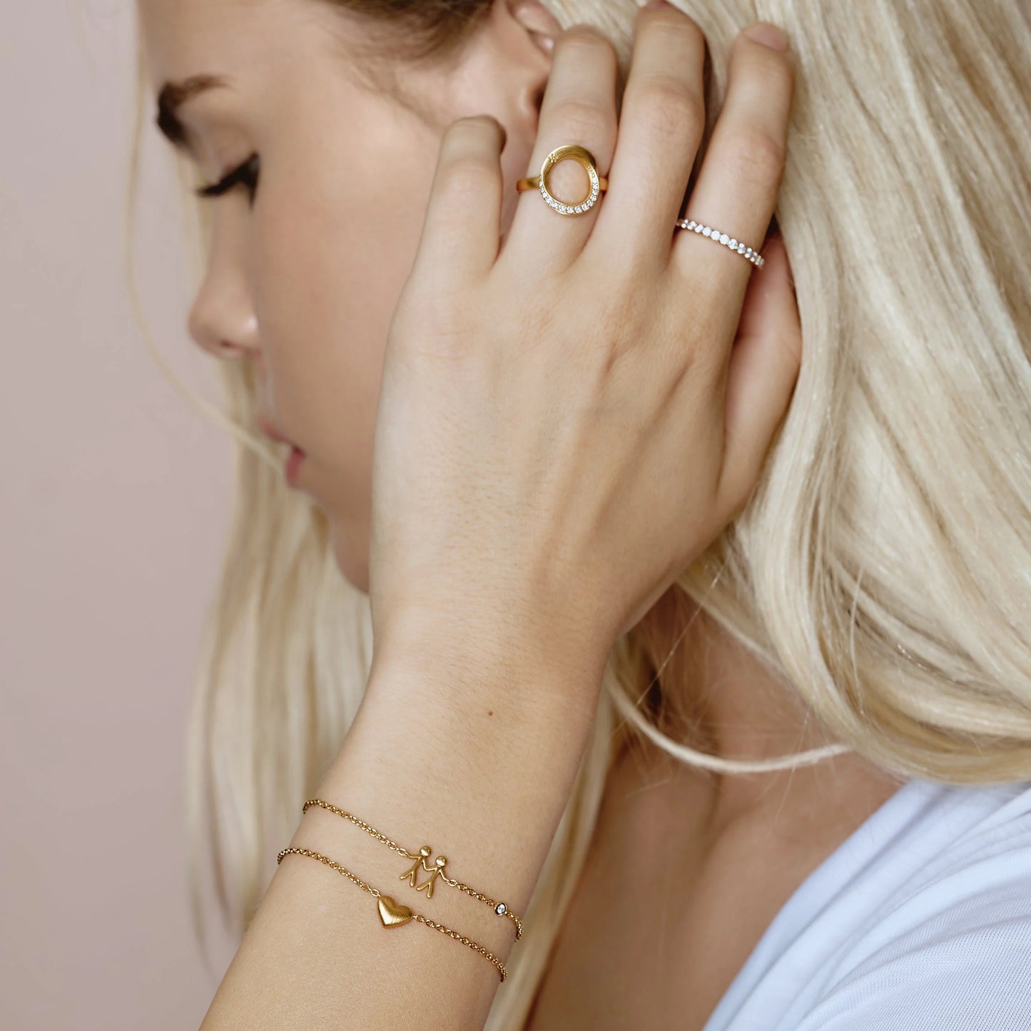 byBiehl Armband Gold Together 2 My Love | Eleganter Schmuck bei Allgäu Shopping