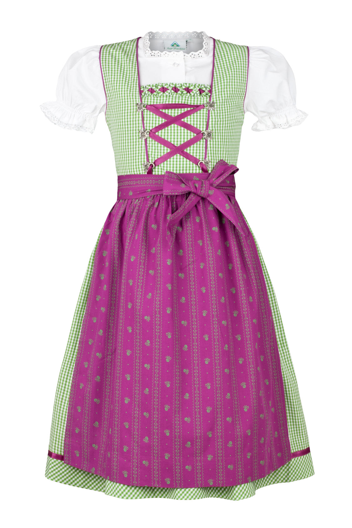 Dirndl Grün für Kinder – Traditionelle Trachtenmode für Mädchen | Jetzt online kaufen