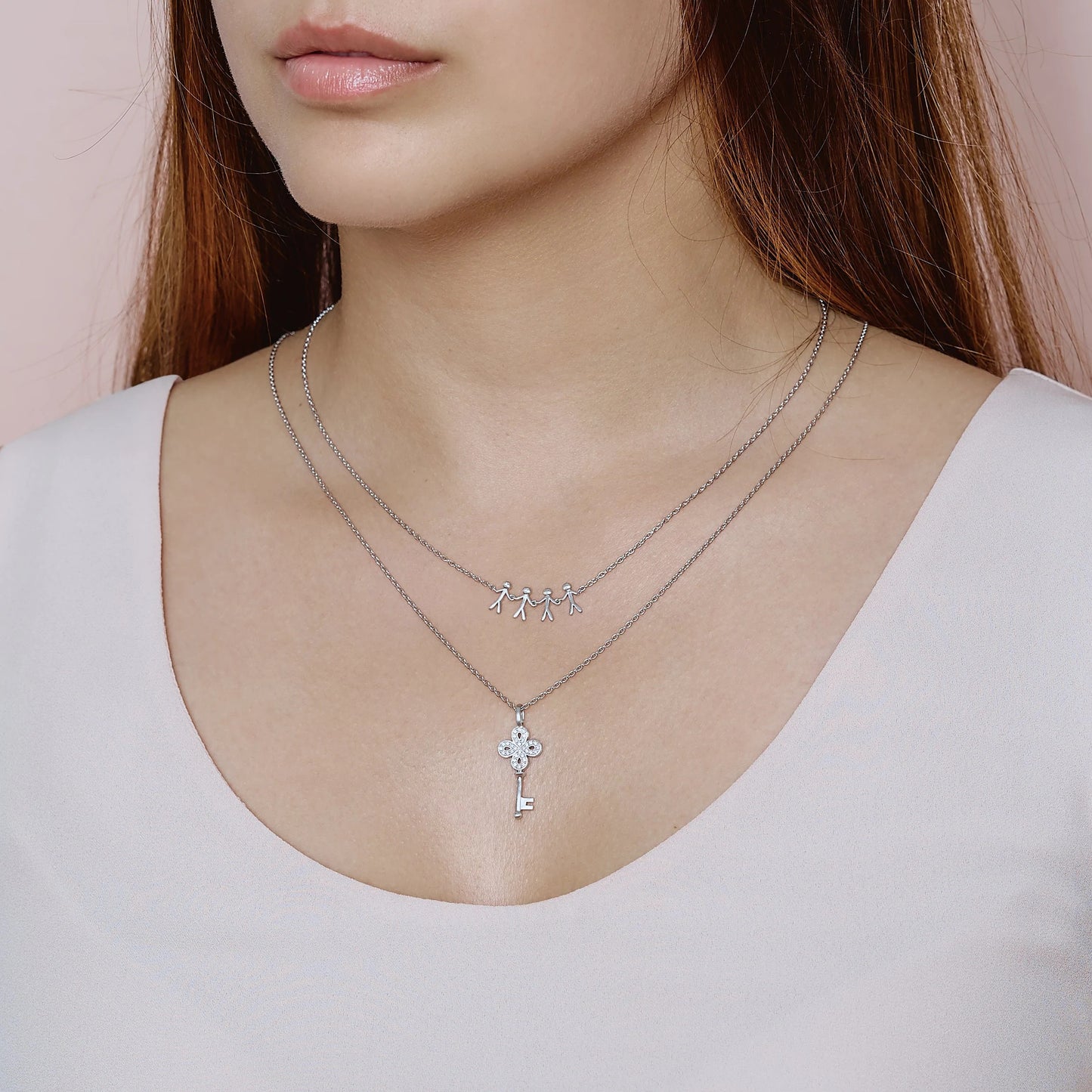 byBiehl Together Family 4 Silberkette – Symbol für Familie & Verbundenheit