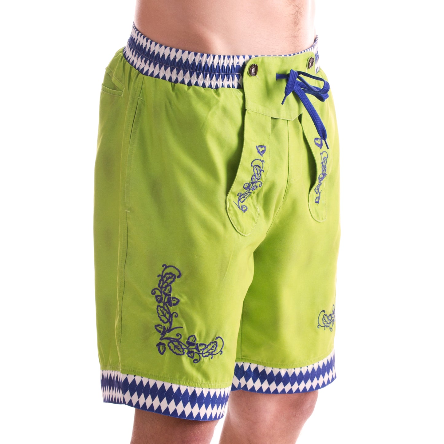 Badehose im Bayerischen Lederhosen-Style
