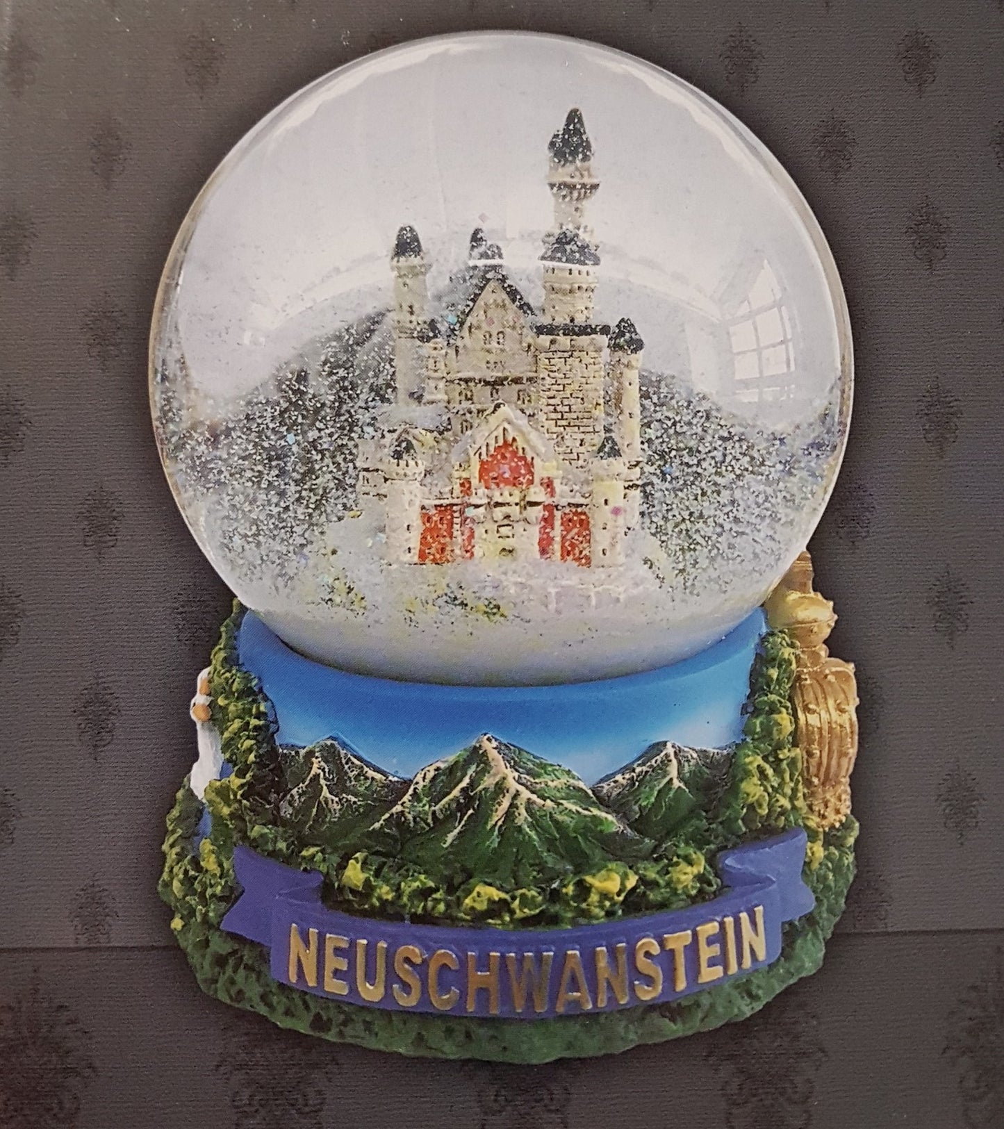 Schneekugel - Schloss Neuschwanstein Romantik Kristallkugel 100mm