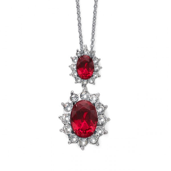 Pendant Princess Siam-Ruby Halskette – Glamouröse Kette mit Siam-Rubin