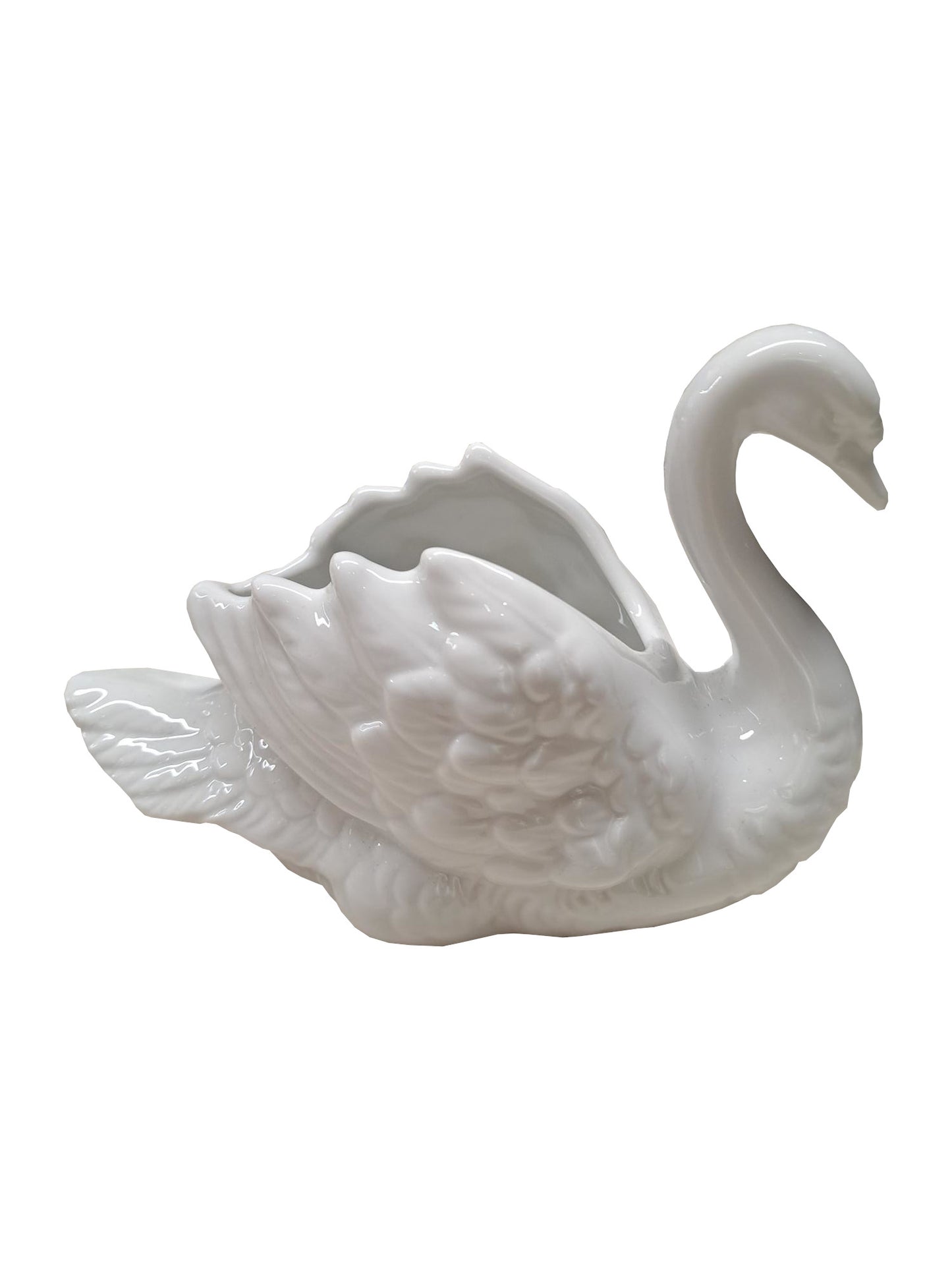 Eleganter Schwan Weiß Mittel – Deko & Geschenkidee aus Bayern