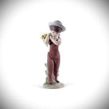 Lade das Bild in den Galerie-Viewer, Lladró Porzellan Figure Blumen sammeln - Gathering flowers
