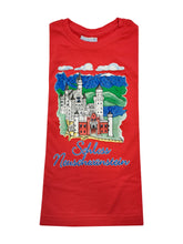 Lade das Bild in den Galerie-Viewer, T-Shirt rot Schloss Neuschwanstein