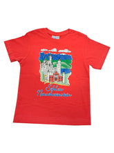Load image into Gallery viewer, T-shirt red Neuschwanstein Castle
