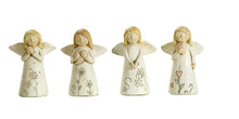 Lade das Bild in den Galerie-Viewer, GILDE Figurine Mutmacher - Guardian Angel Encourager with Flower Decoration
