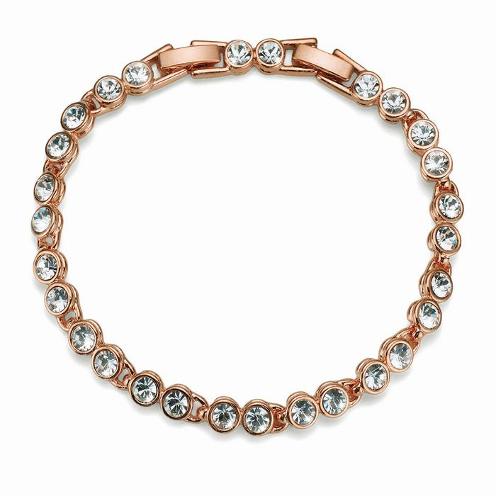 Oliver Weber Armband Tennis Rosegold