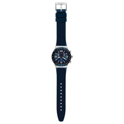 Swatch Armbanduhr BLUE GRID YVS454