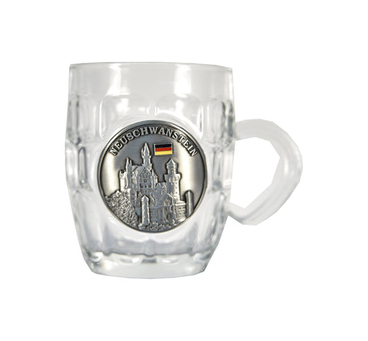 Glasbierkrug Schloss Neuschwanstein
