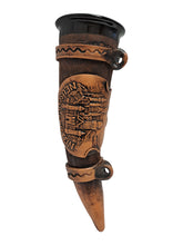 Load image into Gallery viewer, Ceramic horn beer mug Neuschwanstein Castle
