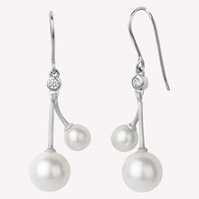 Load image into Gallery viewer, byBiehl Coco Cherry Earrings Silver
