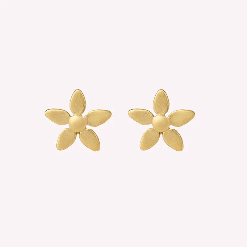 byBiehl Ohrstecker Gold Forget-me-not