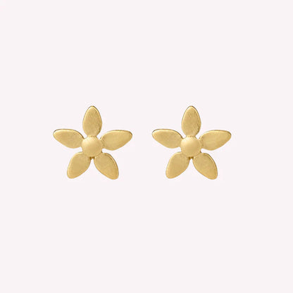 byBiehl Ohrstecker Gold Forget-me-not