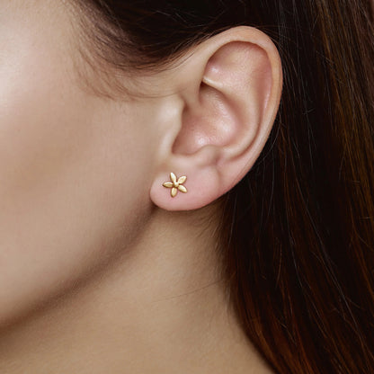 byBiehl Ohrstecker Gold Forget-me-not