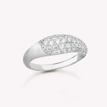 Load image into Gallery viewer, byBiehl Ring Silver - Ocean Flow Sparkle Ring
