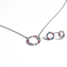 Load image into Gallery viewer, Sif Jakobs Necklace - Necklace Biella Grande with colorful zirconia

