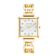 Lade das Bild in den Galerie-Viewer, Armbanduhr Iconic Cube Golden Moments Statement Gold
