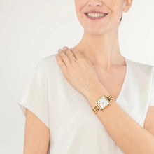 Lade das Bild in den Galerie-Viewer, Armbanduhr Iconic Cube Golden Moments Statement Gold
