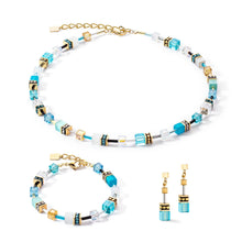 Lade das Bild in den Galerie-Viewer, COEUR DE LION Ohrstecker Türkis-Gold Damenschmuck
