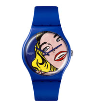 Load image into Gallery viewer, SWATCH Armbanduhr GIRL BY ROY LICHTENSTEIN, THE WATCH SUOZ352
