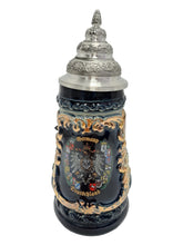 Load image into Gallery viewer, KING beer mug blue eagle
