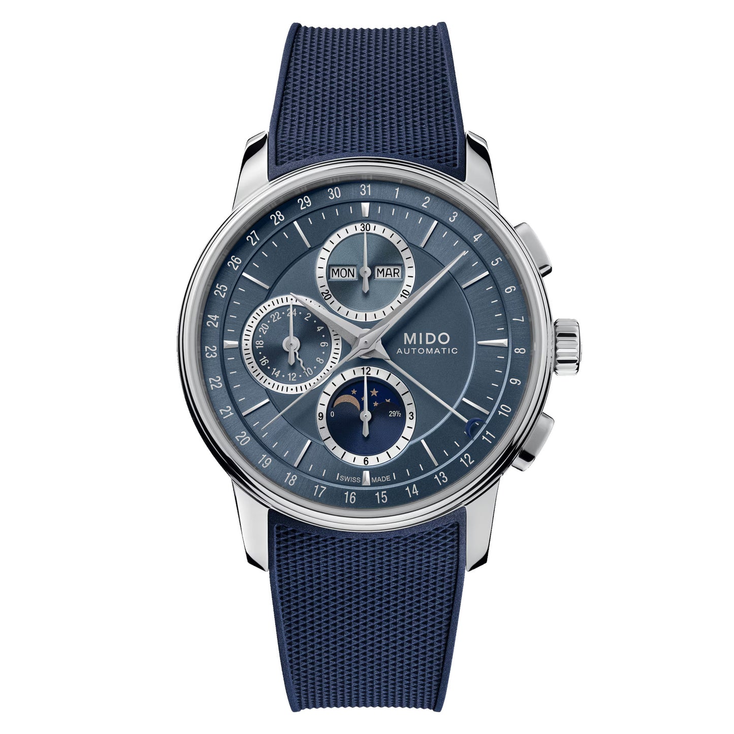 MIDO Baroncelli Blue Chronograph Moonphase M0276251704100