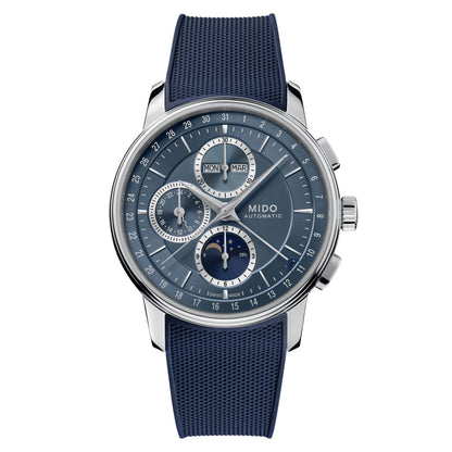 MIDO Baroncelli Blue Chronograph Moonphase M0276251704100