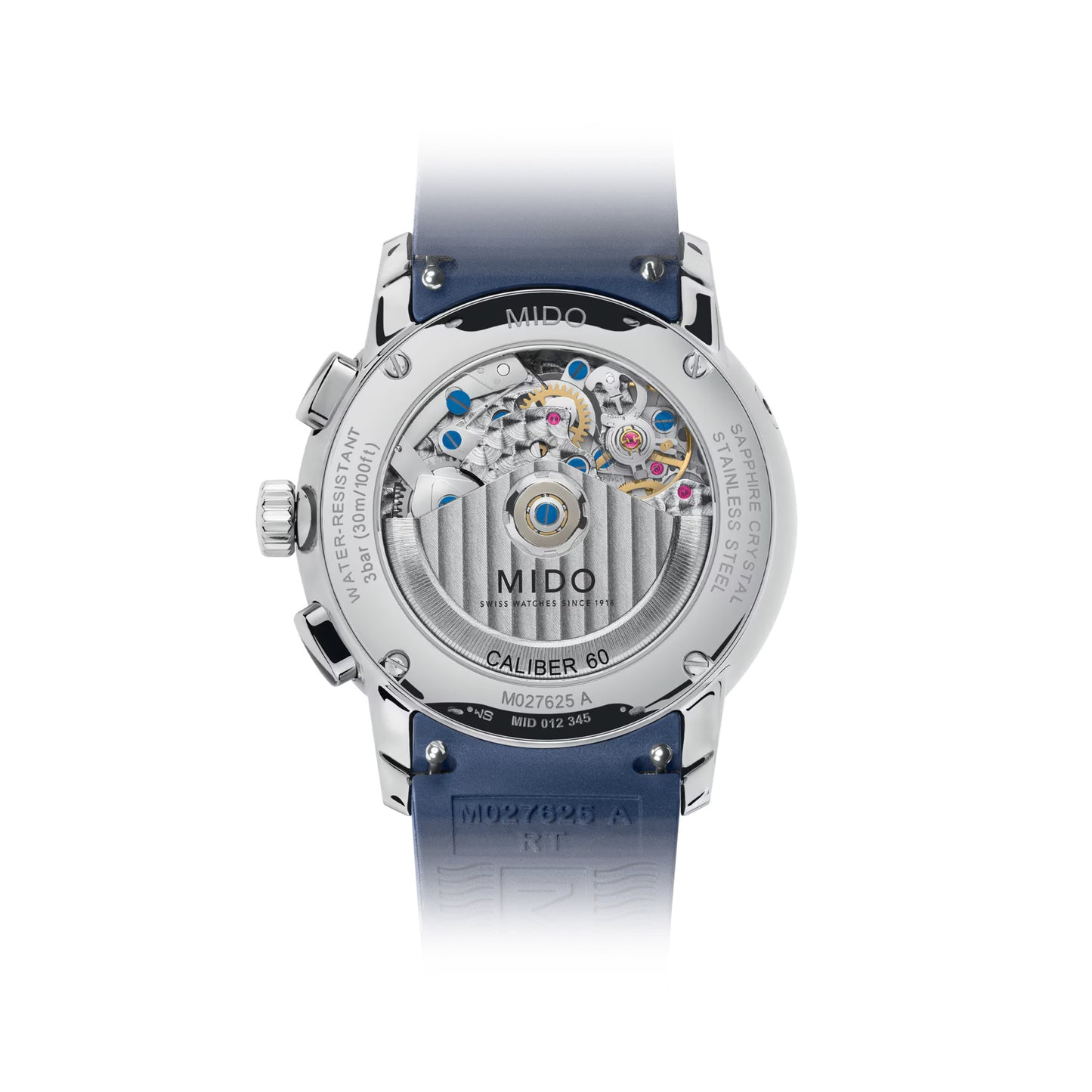 MIDO Baroncelli Blue Chronograph Moonphase M0276251704100