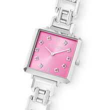 Load image into Gallery viewer, COEUR DE LION Armbanduhr Silber-Pink

