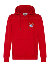 Lade das Bild in den Galerie-Viewer, FC Bayern Zip-Hoodie Logo Rot