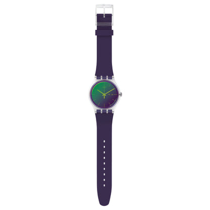 SWATCH Armbanduhr Polapurple SO29K703 – Farbiger Stil für deinen Look | Jetzt entdecken!