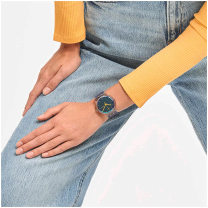 SWATCH Armbanduhr Polapurple SO29K703 – Farbiger Stil für deinen Look | Jetzt entdecken!