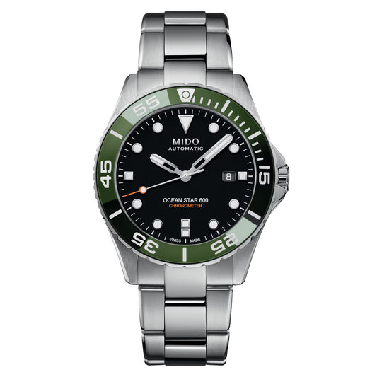 MIDO Armbanduhr Ocean Star Captain COSC Black Wasserdicht 600m M026.608.11.051.01