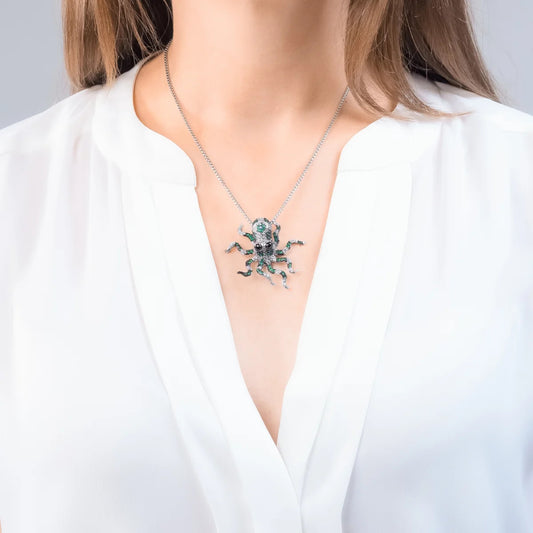 Seinerzeit Alpi Octopus Anhänger mit Kette – Exklusiver Design-Schmuck mit Meeresmotiv im Allgäu Online Shop