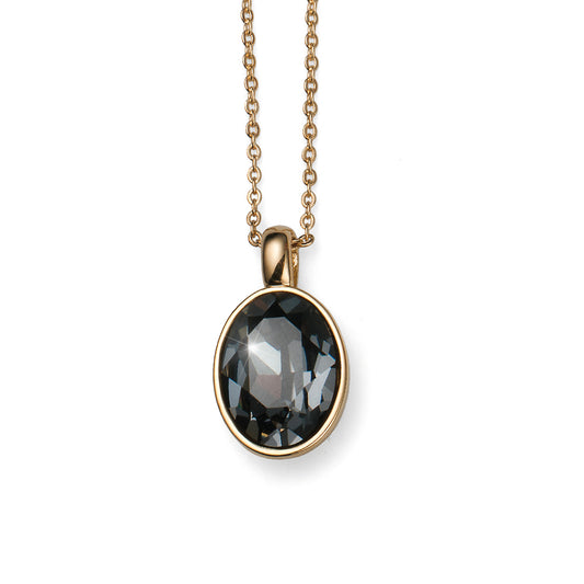 Oliver Weber Necklace Giant Silver Night – Kristallschmuck Goldfarbe | Allgäu-Shop