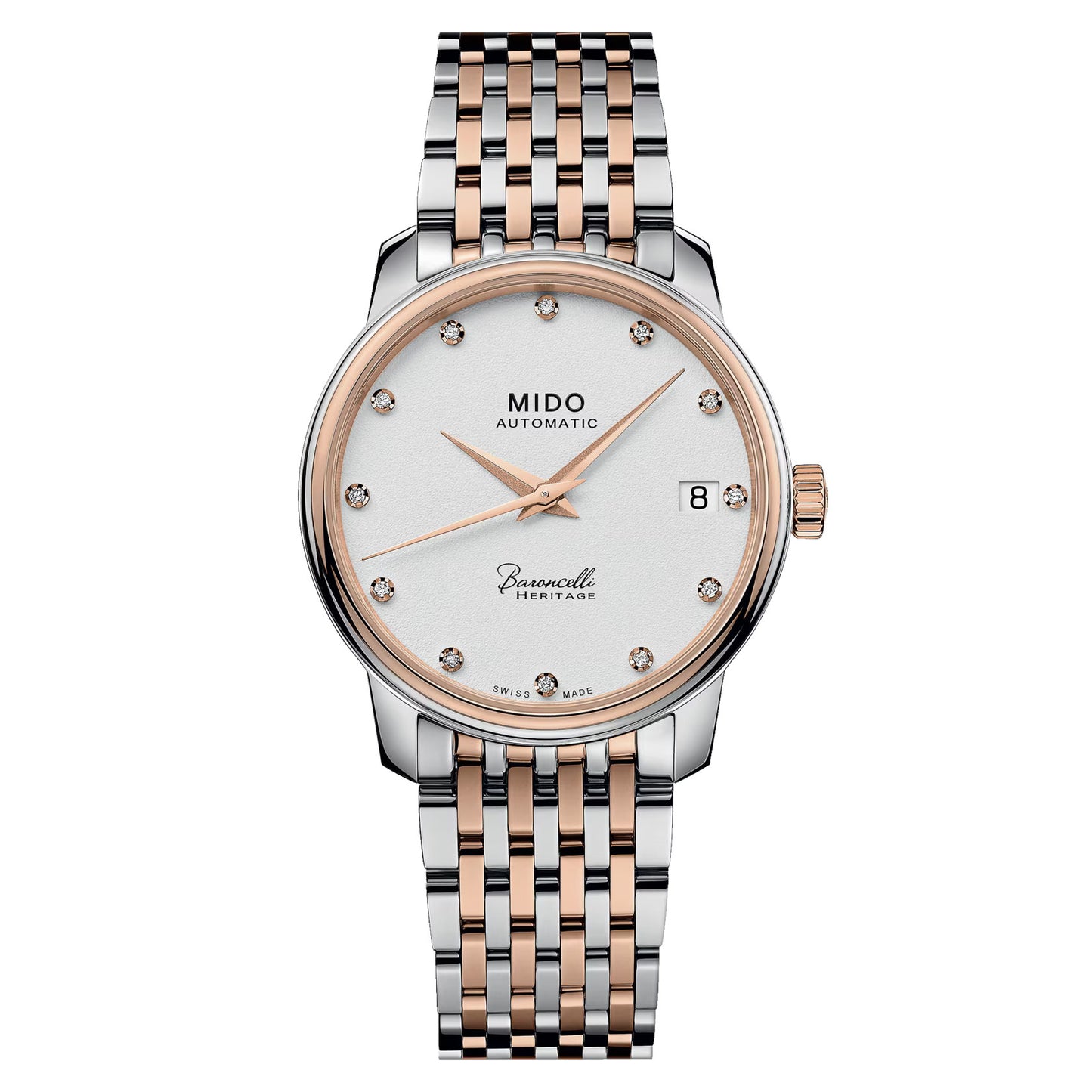 MIDO Armbanduhr Baroncelli Heritage Lady Diamanten M027.207.22.016.00