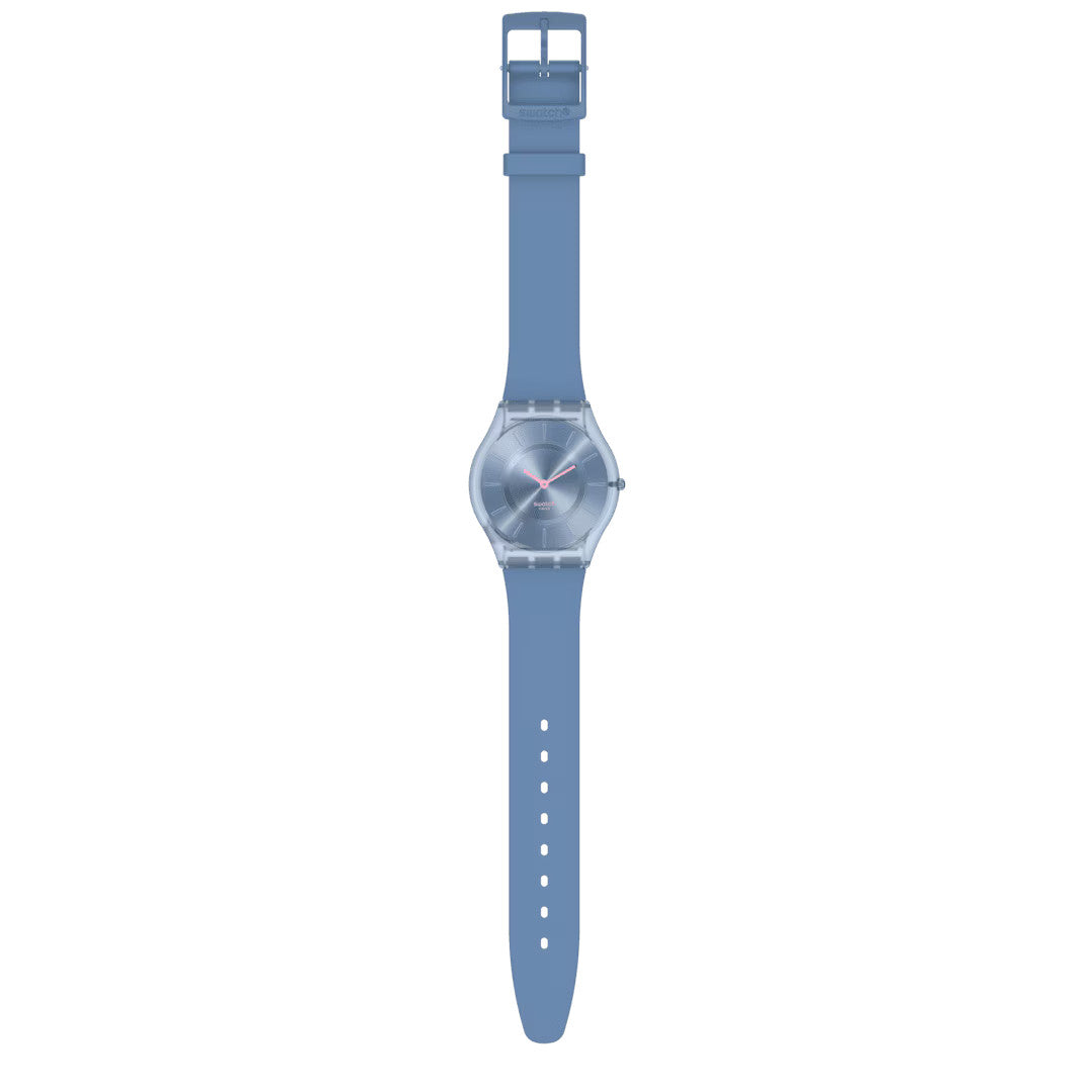 SWATCH Armbanduhr Denim Blue SS08N100-S14 für Kinder, Jugendliche und Erwachsene