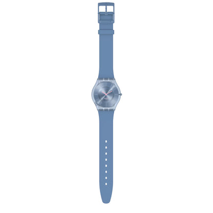 SWATCH Armbanduhr Denim Blue SS08N100-S14 für Kinder, Jugendliche und Erwachsene