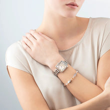 Load image into Gallery viewer, COEUR DE LION Armbanduhr Silber-Apricot

