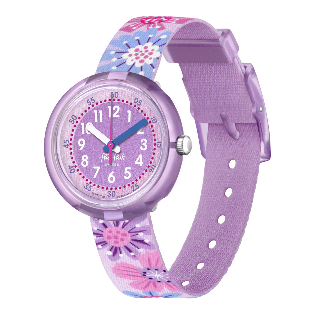 Flik Flak Kinderuhr Flower Chaos FPNP149 mit buntem Design | Jetzt bei Allgäu Shopping online kaufen