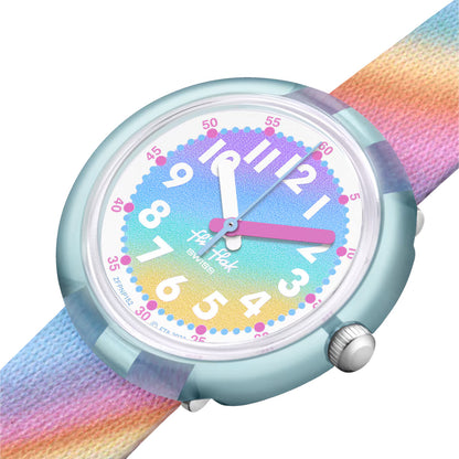 Flik Flak Liquid Rainbow FPNP152 – Kinderuhr mit buntem Zifferblatt online kaufen
